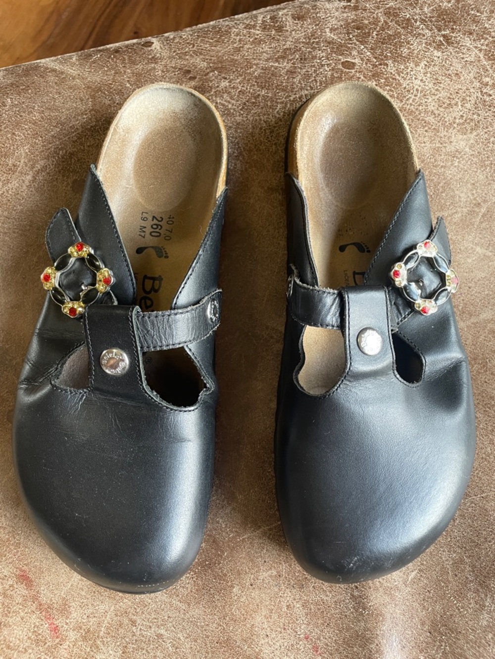 Betula By Birkenstock Slide In Boston Sandals. Very Good Condition. EU Size 40.